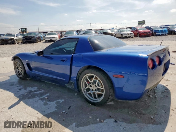 2002 Chevrolet Corvette Z06 z VIN 1G1YY12S925103478, wystawiony jako Copart lot #52198395 z przebiegiem 65 027 mil mil oraz Szkody całkowita. Historia ofert i sprzedaży dostępna na DreamBid. Obrazek 2.