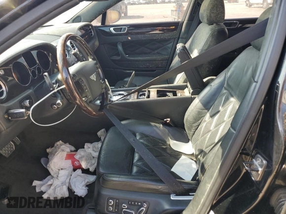 2008 Bentley Flying Spur with VIN SCBBR93W98C055949, listed as a Copart auction lot 76203894 with Not Provided miles and Salvage Title. Bid and sale history available at DreamBid. Image 7.