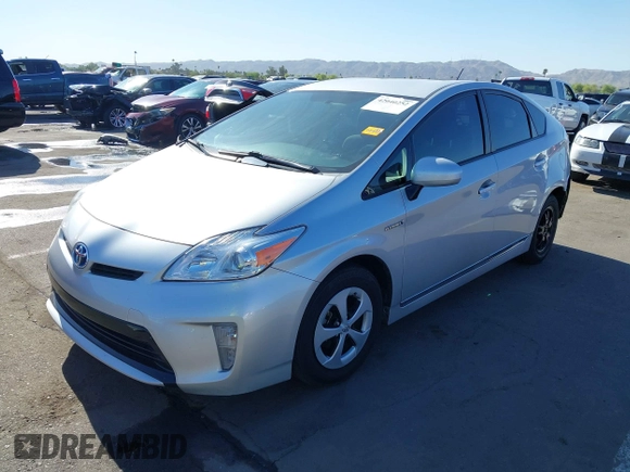 2013 Toyota Prius One with VIN JTDKN3DU1D5650005, listed as a IAAI auction lot 42040252 with 88,286 mi miles. Bid and sale history available at carsss.com. Image 17.