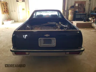 1986 Chevrolet El Camino SS with VIN 3GCCW80H8GS910613, listed as a Copart auction lot 49894925 with 65,386 mi miles and Salvage Title. Bid and sale history available at carsss.com. Image 6.