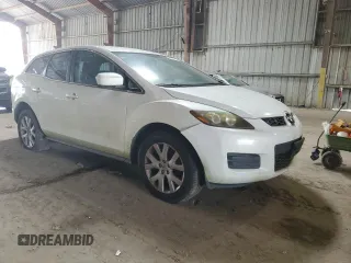 2007 Mazda CX-7 Sport with VIN JM3ER29L870161802, listed as a Copart auction lot 46785764 with 123,656 mi miles and Salvage Title. Bid and sale history available at carsss.com. Image 4.