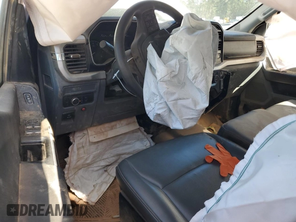 2021 Ford F-150 XL with VIN 1FTEW1C5XMKE44112, listed as a Copart auction lot 50231815 with Not provided miles and Salvage title. Bid and sale history available at DreamBid. Image 8.