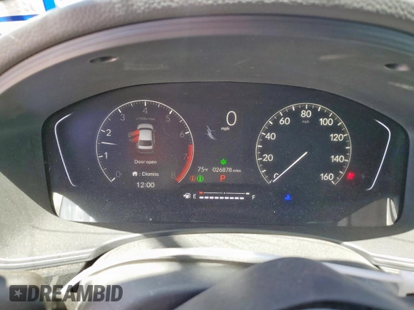2023 Honda Civic EX с VIN 2HGFE1F7XPH310539, выставлен на аукционе Copart как лот 57753885 с пробегом 26 878 миль миль и Списание • Salvage title. История ставок и продаж доступна на DreamBid. Изображение 9.