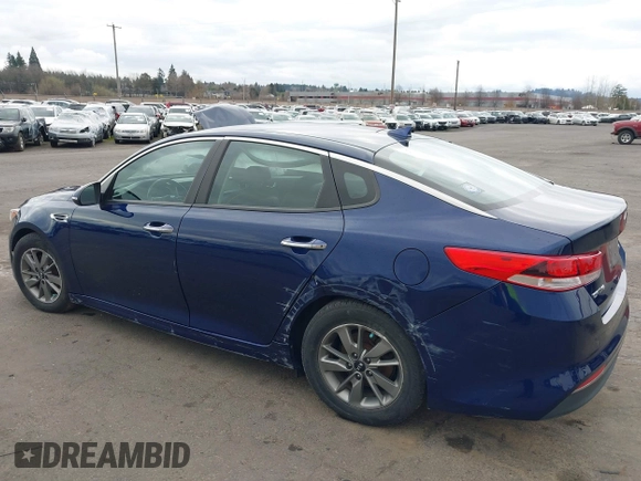 2016 Kia Optima LX Turbo with VIN 5XXGT4L11GG006576, listed as a IAAI auction lot 41666504 with 87,257 mi miles. Bid and sale history available at carsss.com. Image 6.