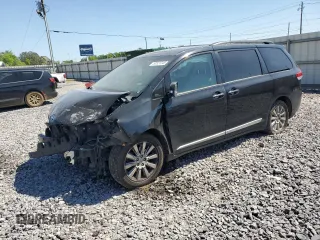 2013 Toyota Sienna XLE with VIN 5TDDK3DC7DS053590, listed as a Copart auction lot 53521245 with 256,328 mi miles and Salvage title. Bid and sale history available at DreamBid. Image 1.