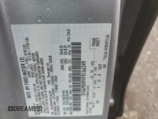 2015 Ford Fusion SE with VIN 3FA6P0H94FR166349, listed as a Copart auction lot 56282604 with 75,034 mi miles and Salvage Title. Bid and sale history available at carsss.com. Image 12.
