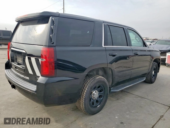 2018 Chevrolet Tahoe Commercial z VIN 1GNLCDEC9JR253143, wystawiony jako Copart lot #47688605 z przebiegiem 140 944 mil mil oraz Czysty tytuł • Clean title. Historia ofert i sprzedaży dostępna na DreamBid. Obrazek 3.
