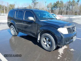 2005 Nissan Pathfinder SE with VIN 5N1AR18W85C788780, listed as a IAAI auction lot 41777215 with 218,764 mi miles and . Bid and sale history available at DreamBid. Image 1.
