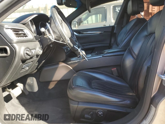 2016 Maserati Ghibli S Q4 z VIN ZAM57RTA6G1172334, wystawiony jako Copart lot #85338024 z przebiegiem 109 516 mil mil oraz Szkoda całkowita • Salvage title. Historia ofert i sprzedaży dostępna na DreamBid. Obrazek 7.