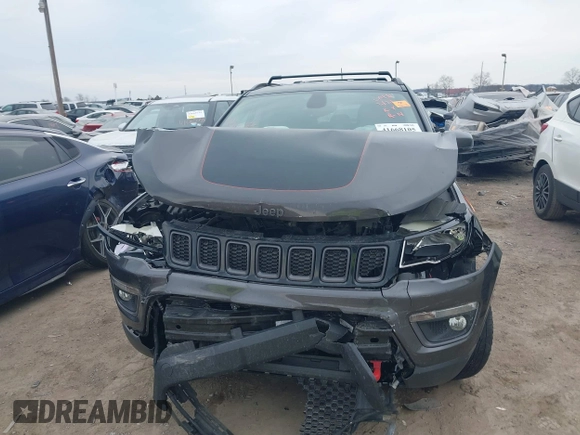 2017 Jeep Compass Trailhawk with VIN 3C4NJDDBXHT630533, listed as a IAAI auction lot 41668105 with 37,036 mi miles and . Bid and sale history available at DreamBid. Image 12.