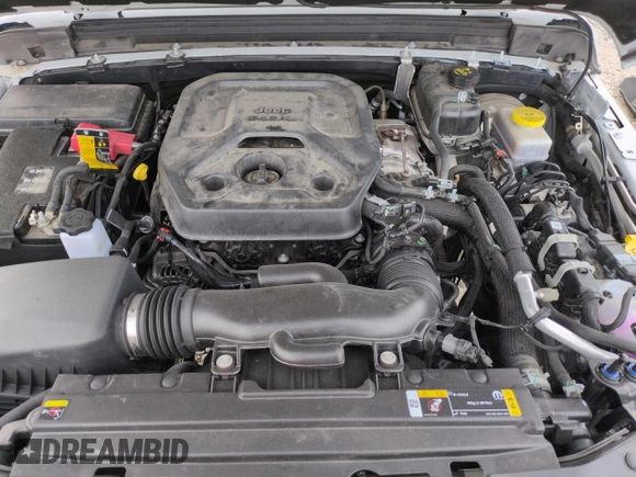 2023 Jeep Wrangler Sport S with VIN 1C4HJXDN5PW678653, listed as a Copart auction lot 57464705 with 22,154 mi miles and Salvage title. Bid and sale history available at DreamBid. Image 11.