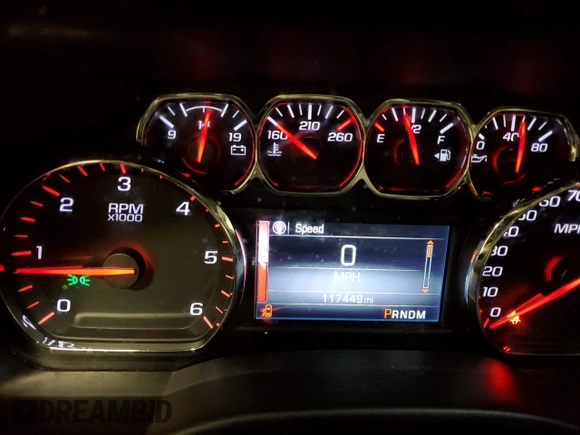 2014 GMC Sierra 1500 SLE z VIN 1GTV2UECXEZ283357, wystawiony jako Copart lot #50195615 z przebiegiem 117 449 mil mil oraz Szkoda całkowita • Salvage title. Historia ofert i sprzedaży dostępna na DreamBid. Obrazek 9.