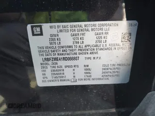 2024 Buick Envision Preferred with VIN LRBFZME41RD066807, listed as a IAAI auction lot 41695136 with 1,421 mi miles and . Bid and sale history available at DreamBid. Image 9.