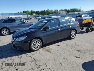 2018 Nissan Sentra S with VIN 3N1AB7AP4JY348669, listed as a Copart auction lot 55848195 with 50,700 mi miles and Salvage Title. Bid and sale history available at DreamBid. Image 1.