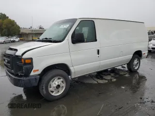 2010 Ford Econoline Cargo Commercial with VIN 1FTNE2EL0ADA47559, listed as a Copart auction lot 81967114 with 63,318 mi miles and Clean Title. Bid and sale history available at carsss.com. Image 1.