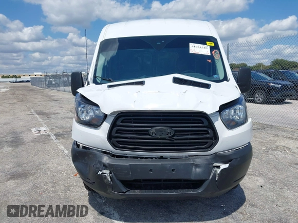 2019 Ford Transit with VIN 1FTBW2CM0KKB59593, listed as a IAAI auction lot 41961520 with 136,094 mi miles and . Bid and sale history available at carsss.com. Image 6.