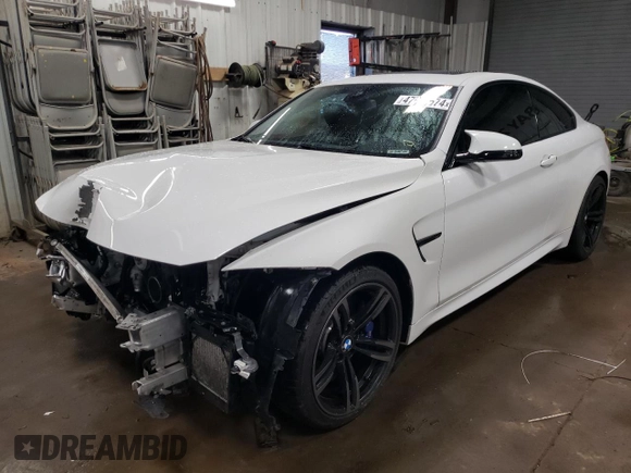 2015 BMW M4 with VIN WBS3R9C58FK330134, listed as a Copart auction lot 47553674 with 23,293 mi miles. Bid and sale history available at carsss.com. Image 1.