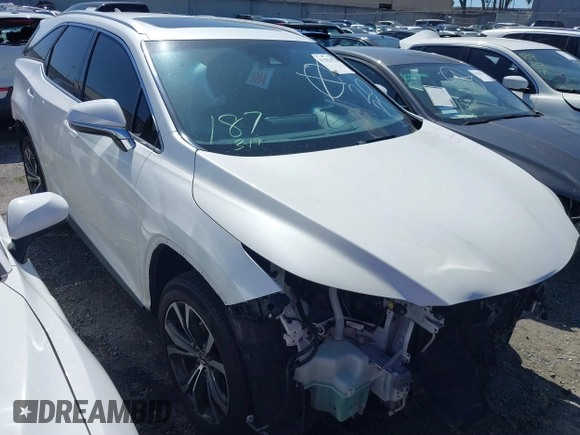 2018 Lexus RX with VIN JTJGZKCA0J2004007, listed as a IAAI auction lot 41382473 with 104,630 mi miles. Bid and sale history available at carsss.com. Image 1.
