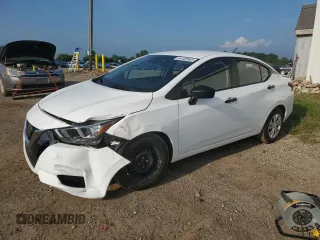 2021 Nissan Versa S with VIN 3N1CN8DV8ML817148, listed as a Copart auction lot 64185965 with 51,441 mi miles and Salvage title. Bid and sale history available at DreamBid. Image 1.