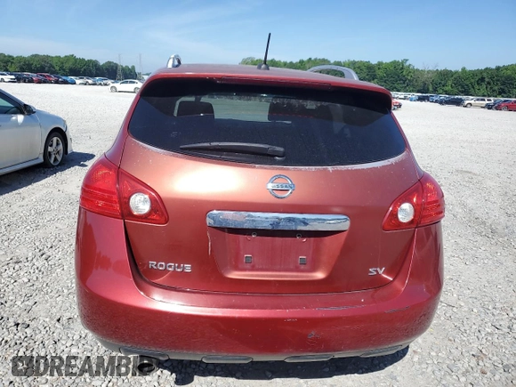 2011 Nissan Rogue SV z VIN JN8AS5MT6BW186180, wystawiony jako Copart lot #57245935 z przebiegiem Nie podano mil oraz Szkoda całkowita • Salvage title. Historia ofert i sprzedaży dostępna na DreamBid. Obrazek 6.