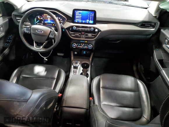 2021 Ford Escape SEL Hybrid with VIN 1FMCU9CZ5MUA11764, listed as a Copart auction lot 43969335 with 46,449 mi miles and Salvage title. Bid and sale history available at DreamBid. Image 8.