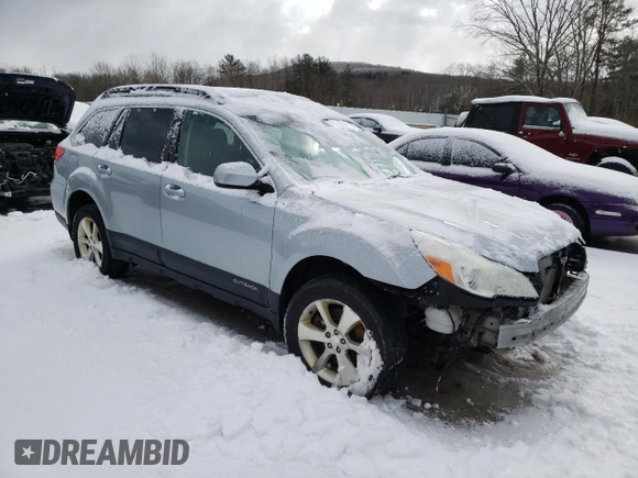 2013 Subaru Outback Limited with VIN 4S4BRDJC9D2212609, listed as a Copart auction lot 44721195 with 243,578 mi miles and Salvage title. Bid and sale history available at DreamBid. Image 4.