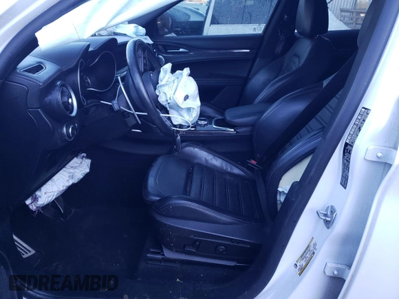 2020 Alfa Romeo Stelvio Ti z VIN ZASPAKBNXL7C93313, wystawiony jako Copart lot #46082005 z przebiegiem 42 508 mil mil oraz Szkoda całkowita • Salvage title. Historia ofert i sprzedaży dostępna na DreamBid. Obrazek 7.