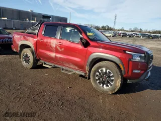 2023 Nissan Frontier PRO-4X with VIN 1N6ED1EK7PN600308, listed as a Copart auction lot 44374825 with 31,408 mi miles and Salvage Title. Bid and sale history available at carsss.com. Image 4.