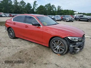 2020 BMW 3 Series 330i with VIN WBA5R1C09LFH84841, listed as a Copart auction lot 63381524 with 88,325 mi miles and Salvage Title. Bid and sale history available at carsss.com. Image 4.