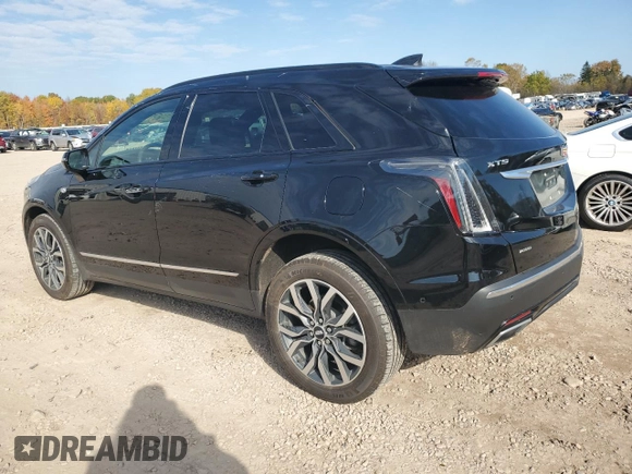2021 Cadillac XT5 AWD Sport with VIN 1GYKNHRS3MZ103180, listed as a Copart auction lot 77166714 with 17,659 mi miles and Salvage title. Bid and sale history available at DreamBid. Image 2.