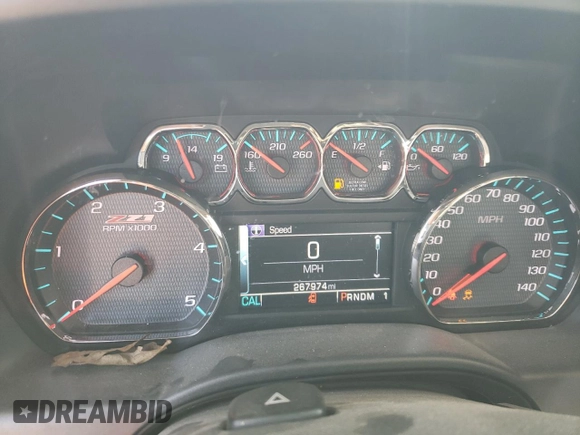 2016 Chevrolet Silverado 3500HD LTZ with VIN 1GC4K0C85GF266859, listed as a Copart auction lot 66388684 with 267,974 mi miles and Salvage Title. Bid and sale history available at carsss.com. Image 9.