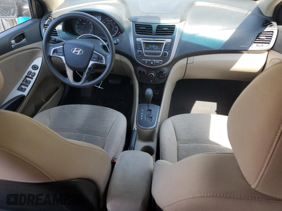 2017 Hyundai Accent SE with VIN KMHCT4AE7HU352692, listed as a Copart auction lot 52032705 with 95,820 mi miles and Salvage Title. Bid and sale history available at carsss.com. Image 8.