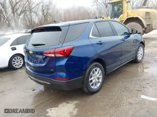 2022 Chevrolet Equinox LT with VIN 3GNAXKEV6NS202946, listed as a IAAI auction lot 41486875 with 27,802 mi miles. Bid and sale history available at carsss.com. Image 4.