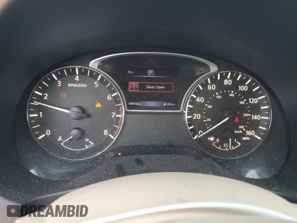 2016 Nissan Altima S with VIN 1N4AL3AP6GC245991, listed as a Copart auction lot 58140865 with 109,714 mi miles and Salvage title. Bid and sale history available at DreamBid. Image 9.