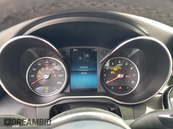 2019 Mercedes-Benz C 300 with VIN WDDWJ8DB2KF926164, listed as a Copart auction lot 58445335 with 58,228 mi miles and Non repairable. Bid and sale history available at DreamBid. Image 9.