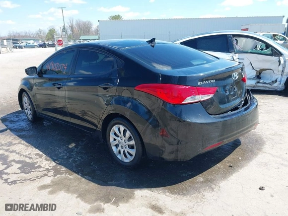 2012 Hyundai Elantra Limited with VIN 5NPDH4AE0CH067586, listed as a IAAI auction lot 41902074 with 125,581 mi miles. Bid and sale history available at carsss.com. Image 3.