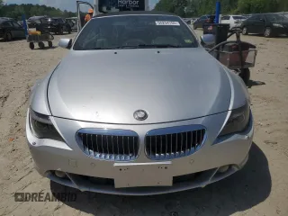 2005 BMW 6 Series 645Ci with VIN WBAEK73455B327042, listed as a Copart auction lot 55254765 with 91,389 mi miles and Clean Title. Bid and sale history available at carsss.com. Image 5.