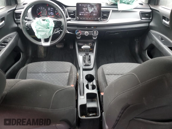2021 Kia Rio LX with VIN 3KPA24AD5ME373135, listed as a Copart auction lot 42866445 with 78,538 mi miles and Salvage Title. Bid and sale history available at carsss.com. Image 8.