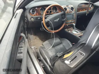 2007 Bentley Continental GT with VIN SCBDR33W97C045720, listed as a Copart auction lot 76321974 with 0 mi miles and Salvage Title. Bid and sale history available at carsss.com. Image 8.