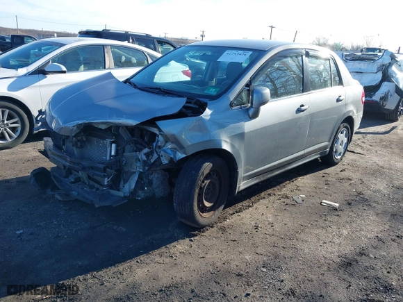2007 Nissan Versa 1.8 S with VIN 3N1BC11EX7L404939, listed as a IAAI auction lot 41753426 with 163,944 mi miles. Bid and sale history available at carsss.com. Image 17.