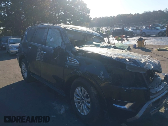 2021 Nissan Armada SV z VIN JN8AY2AD1M9661620, wystawiony jako IAAI lot #40652963 z przebiegiem Nie podano mil oraz . Historia ofert i sprzedaży dostępna na DreamBid. Obrazek 1.