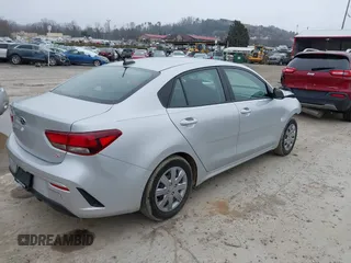 2021 Kia Rio LX with VIN 3KPA24AD9ME397339, listed as a IAAI auction lot 41591282 with 36,706 mi miles. Bid and sale history available at carsss.com. Image 4.
