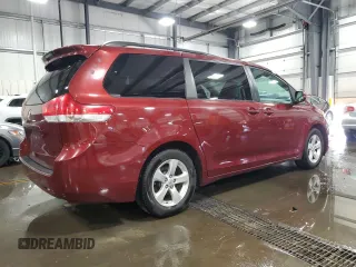 2014 Toyota Sienna LE AAS с VIN 5TDKK3DC9ES444474, выставлен на аукционе Copart как лот 54336055 с пробегом 184 180 миль миль и Списание • Salvage title. История ставок и продаж доступна на DreamBid. Изображение 3.
