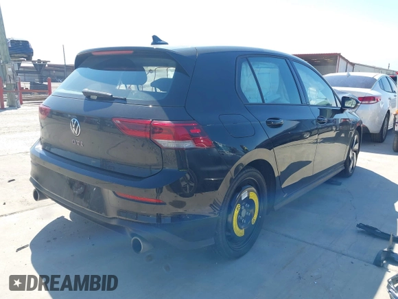 2024 Volkswagen Golf GTI S with VIN WVWGA7CD7RW218935, listed as a IAAI auction lot 41619540 with 10,231 mi miles. Bid and sale history available at carsss.com. Image 4.