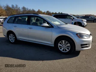 2017 Volkswagen Golf SportWagen S with VIN 3VWC17AU9HM511376, listed as a Copart auction lot 76780114 with 16,480 mi miles and Salvage Title. Bid and sale history available at carsss.com. Image 4.
