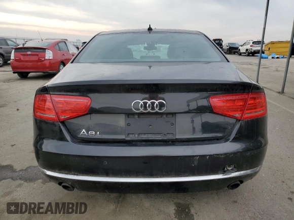 2013 Audi A8 L 3.0L with VIN WAURGAFD9DN004556, listed as a Copart auction lot 41462695 with 138,090 mi miles and Clean Title. Bid and sale history available at carsss.com. Image 6.
