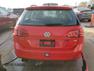2015 Volkswagen Golf SportWagen TSI SE with VIN 3VWC17AU8FM518283, listed as a Copart auction lot 76970444 with 108,545 mi miles and Salvage Title. Bid and sale history available at carsss.com. Image 6.