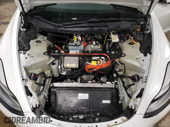 2022 Tesla Model 3 Long Range with VIN 5YJ3E1EB5NF334516, listed as a Copart auction lot 43247755 with 23,412 mi miles and Salvage Title. Bid and sale history available at DreamBid. Image 11.