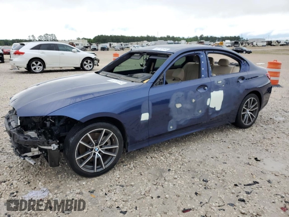 2020 BMW 3 Series 330i with VIN 3MW5R1J04L8B43542, listed as a Copart auction lot 52710145 with 58,597 mi miles and Clean title. Bid and sale history available at DreamBid. Image 1.