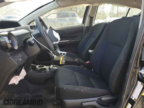 2018 Toyota Prius One with VIN JTDKDTB32J1601301, listed as a Copart auction lot 49844335 with 69,764 mi miles and Salvage Title. Bid and sale history available at DreamBid. Image 7.